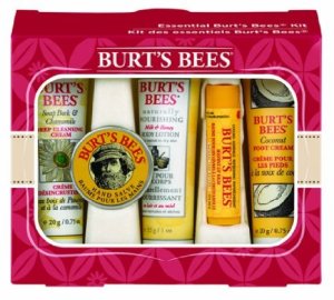 5-Piece Boxed Gift Set Contains: Naturally Nourishing Milk & Honey Body Lotion (1 oz.), Soap Bark & Chamomile Deep Cleansing Cream (.75 oz.), Hand Salve (.3 oz.), Coconut Foot Cream (.75 oz.), Beeswax Lip Balm (.15 oz.)